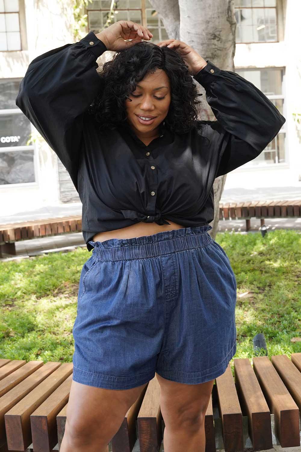 How to Wear Paperbag Shorts Plus Size: Stylish Tips & Tricks
